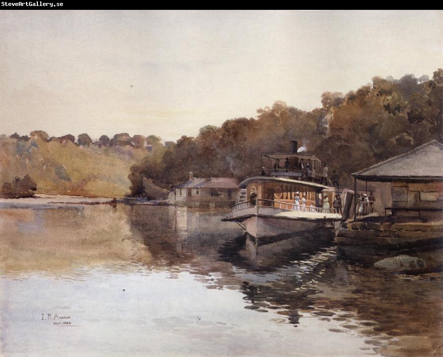 Julian Ashton Mosman Ferry 1888